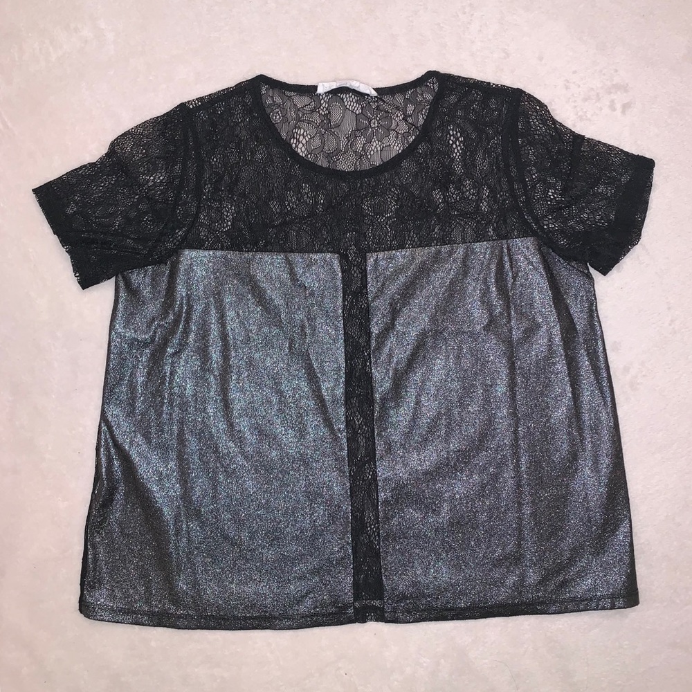 ✨NWOT✨ BCBG lace and sparkly top